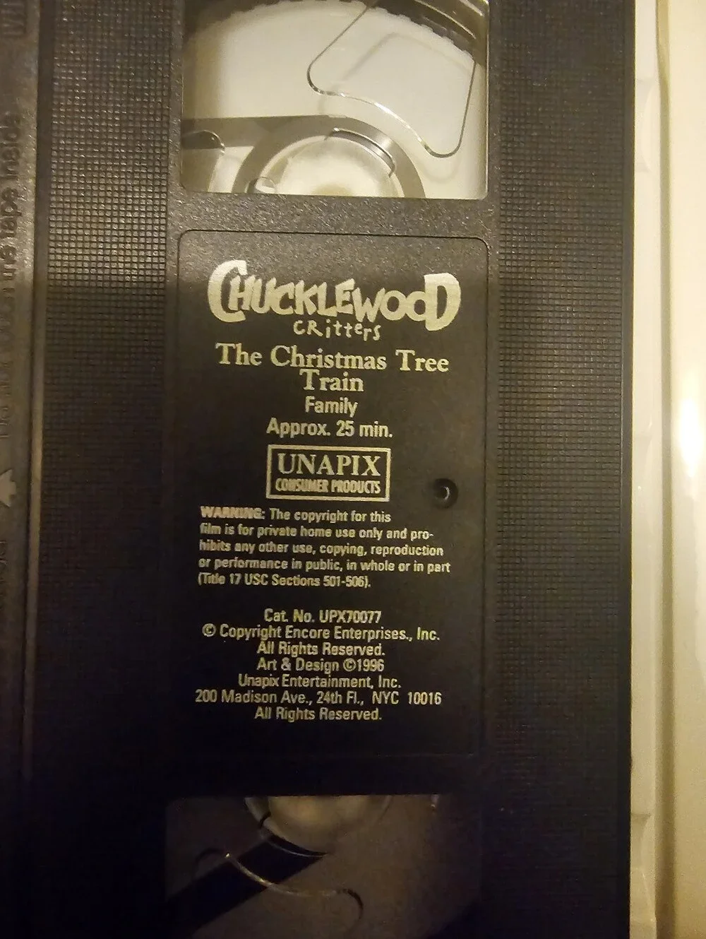 Set of 10 Assorted Christmas VHS Tape Collection